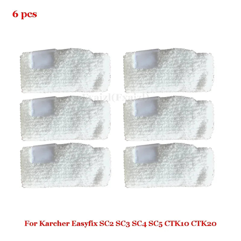 New Microfiber Mop Cloth For Karcher Easyfix SC2 SC3 SC4 SC5 CTK10 CTK20 Handheld Magic Steam Brush Vacuum Cleaner Spare Parts