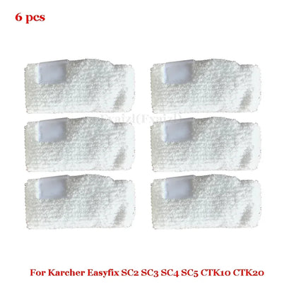 New Microfiber Mop Cloth For Karcher Easyfix SC2 SC3 SC4 SC5 CTK10 CTK20 Handheld Magic Steam Brush Vacuum Cleaner Spare Parts