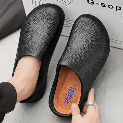 Men Chef Shoe Slippers Couples Garden Clogs Women Water Proof Cozy Sandals For Pet Workers Outdoor Fishing Shoes Doctor Shoes