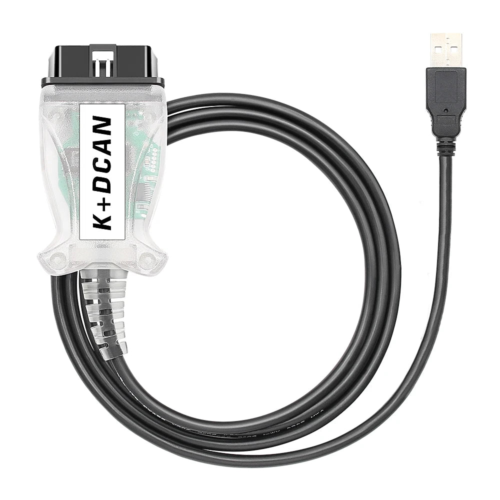 For BMW K DCAN K+CAN FTDI Chip For BMW OBD2 Auto Car Diagnostic Tools OBD 2 Scanner Switch USB Interface Cable K + DCAN for BMW