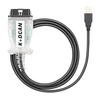For BMW K DCAN K+CAN FTDI Chip For BMW OBD2 Auto Car Diagnostic Tools OBD 2 Scanner Switch USB Interface Cable K + DCAN for BMW