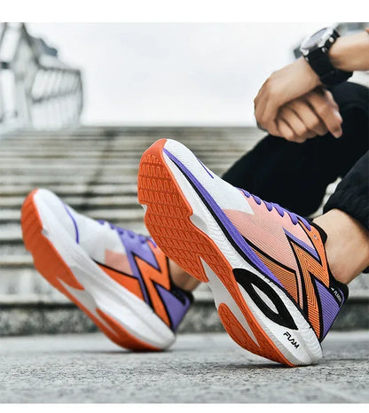Casual Running Shoes Breathable Mesh Upgraded Version Unisex Marathon Sports Sneakers Trendy All Seasons Lightweight