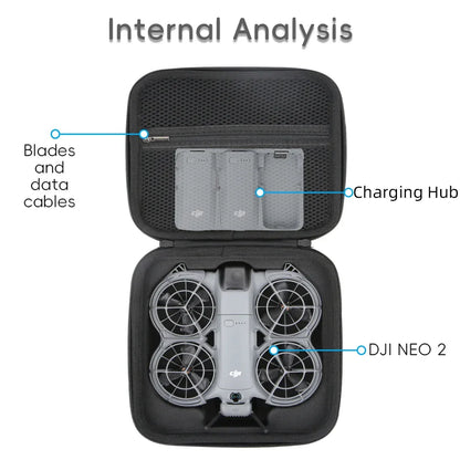 Carrying Shockproof Case For DJI NEO 2 Case Portable Storage Bag For DJI Neo 2 Drone Remote Accessories
