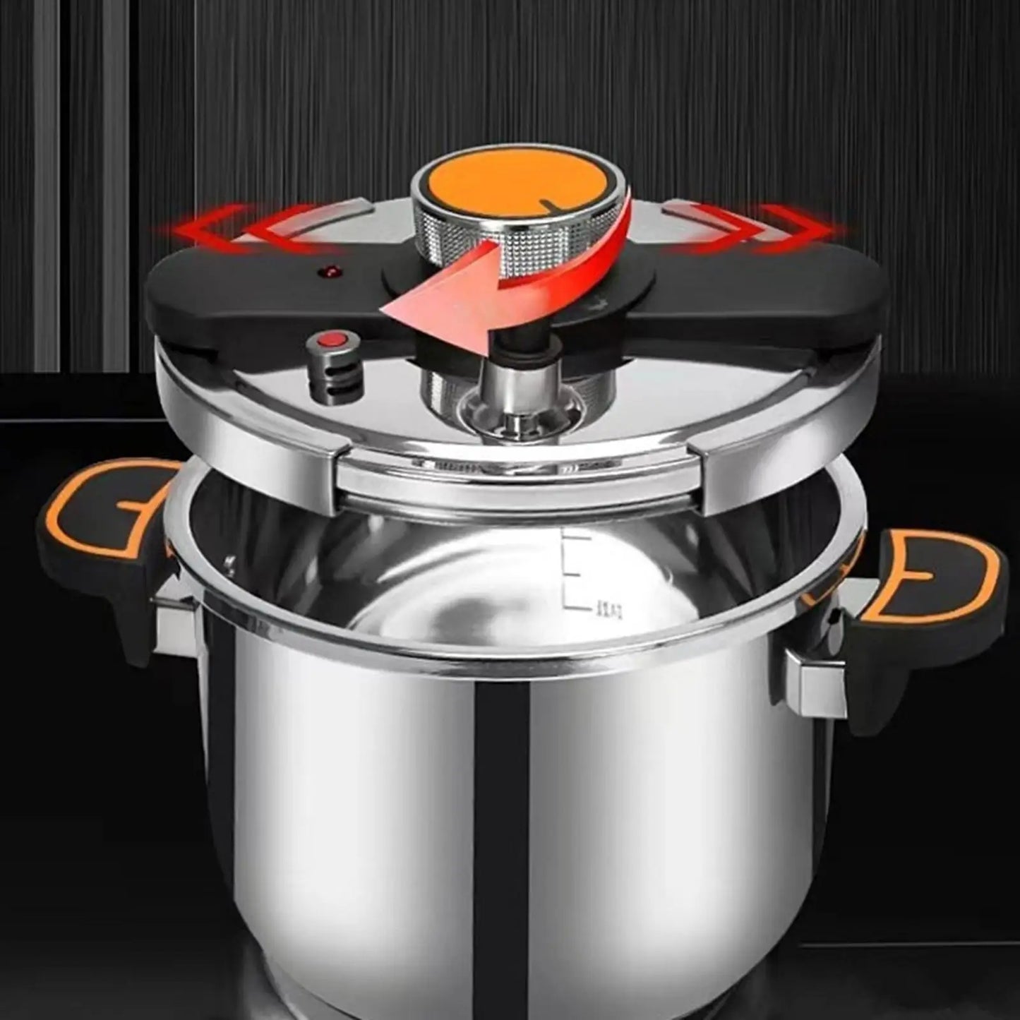 4/6/8L Explosion Proof Pressure Cooker 304 Stainless Steel Thickened Cooker Multifunctional Gas Stove Kitchen Pressure Pot
