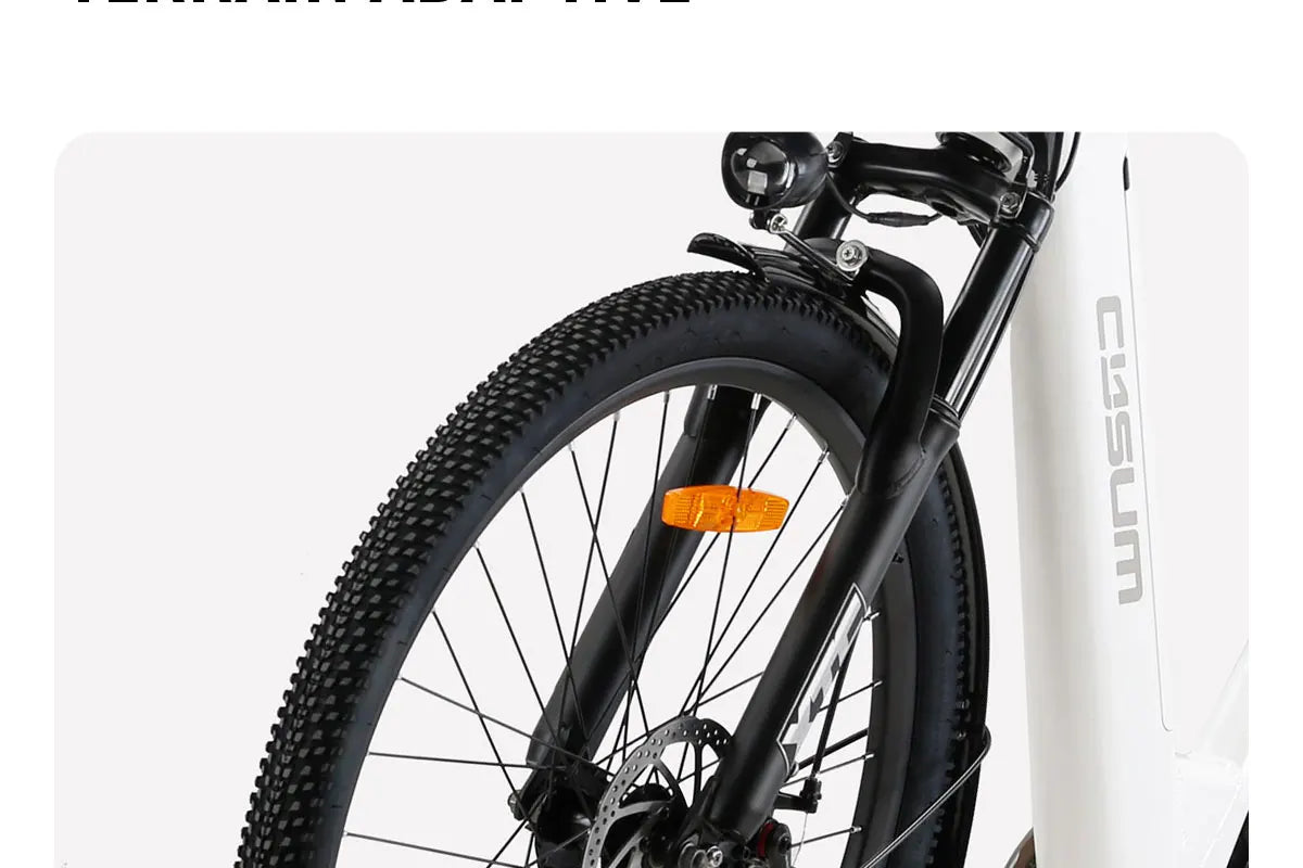 Cysum X-City Adult E-Bike 250W E-Bike for Men 48V 10.4ah Battery 26-Inch Tyre City E-Bike