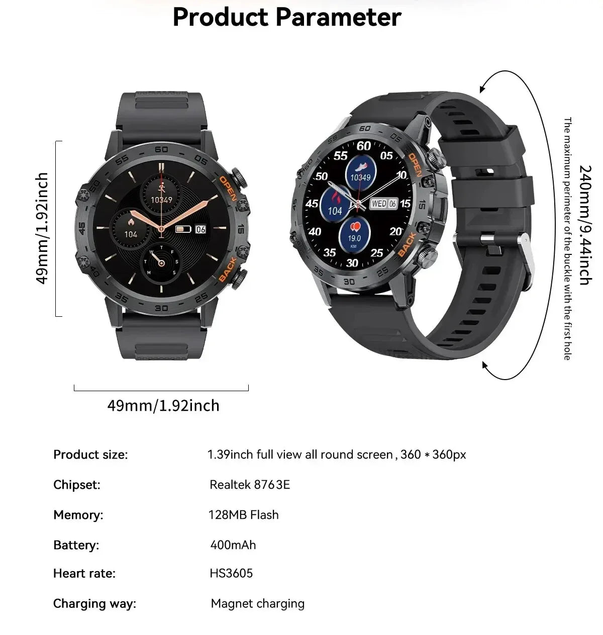 LIGE 2025 ECG+PPG Smart Watch Men 466*466 AMOLED Screen Heart Rate Blood Pressure Body Fat Monitor Bluetooth Call NFC Smartwatch