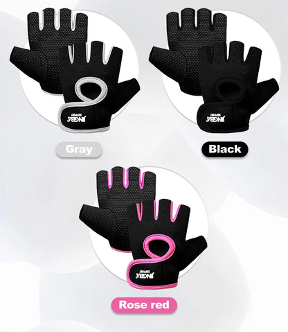 Unisex Gym Workout Gloves for Weight Lifting Fitness Body Building Sports Training Cycling Exercise - Durable Protection Grip