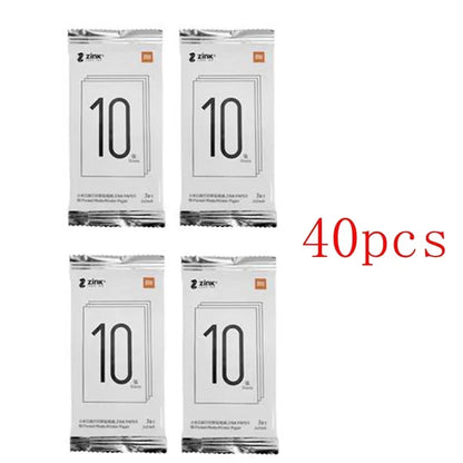 Original Xiaomi 3-inch ZINK Pocket Paper Self-adhesive Photo Print Sheets For Xiaomi Mini Pocket Photo Printer/Pocket Printer 1S