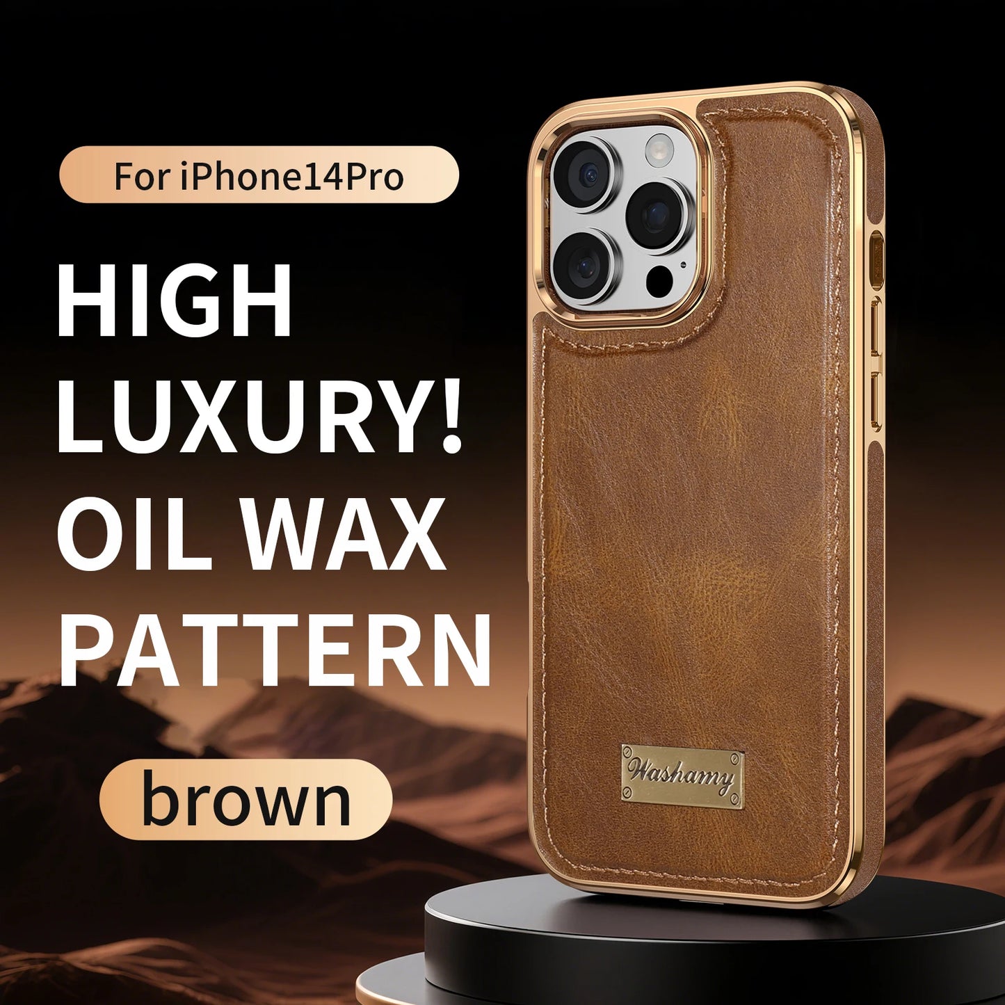 Business Retro Leather Back Case For iPhone 17 Pro Max / 17 Air For Magsafe Magnetic Magnets Shell