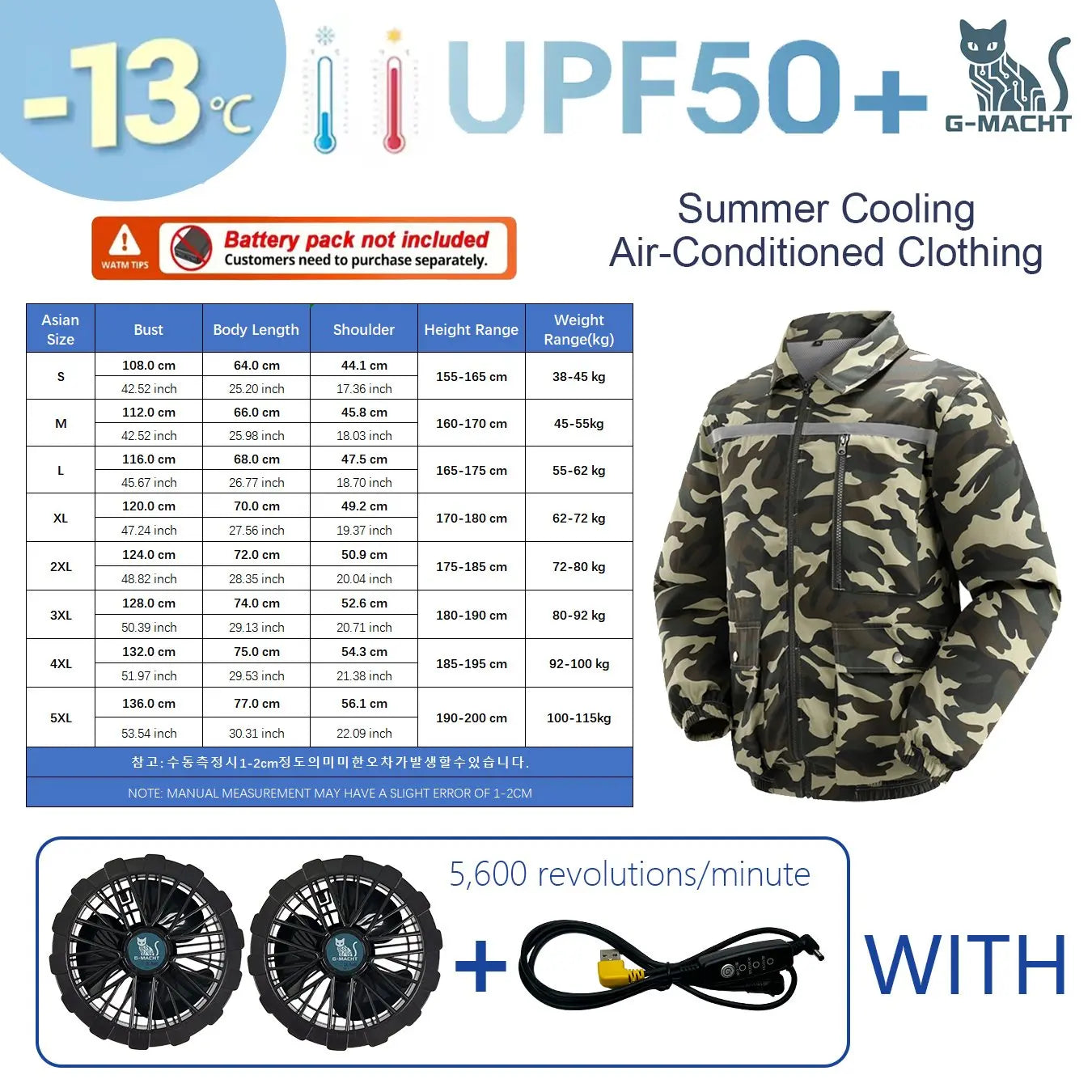 Summer 4 Fans Air Conditioning Cooling Vest Men Women Ultralight Outdoor Jacket Sun Protection Windbreaker Travel Fishing Sports