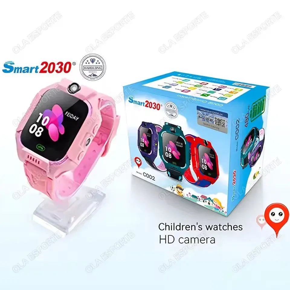 Kids Smart Watch 4G Sim Card 2G Internet SOS LBS Location Call Child SmartWatch Camera Waterproof Watch Phone For Boys Girls