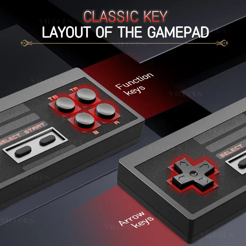 8 Bit Mini Game Console Game Stick AV Output Video Game Console 620 Games for NES/Dendy/Gameboy With Wireless Game Controller