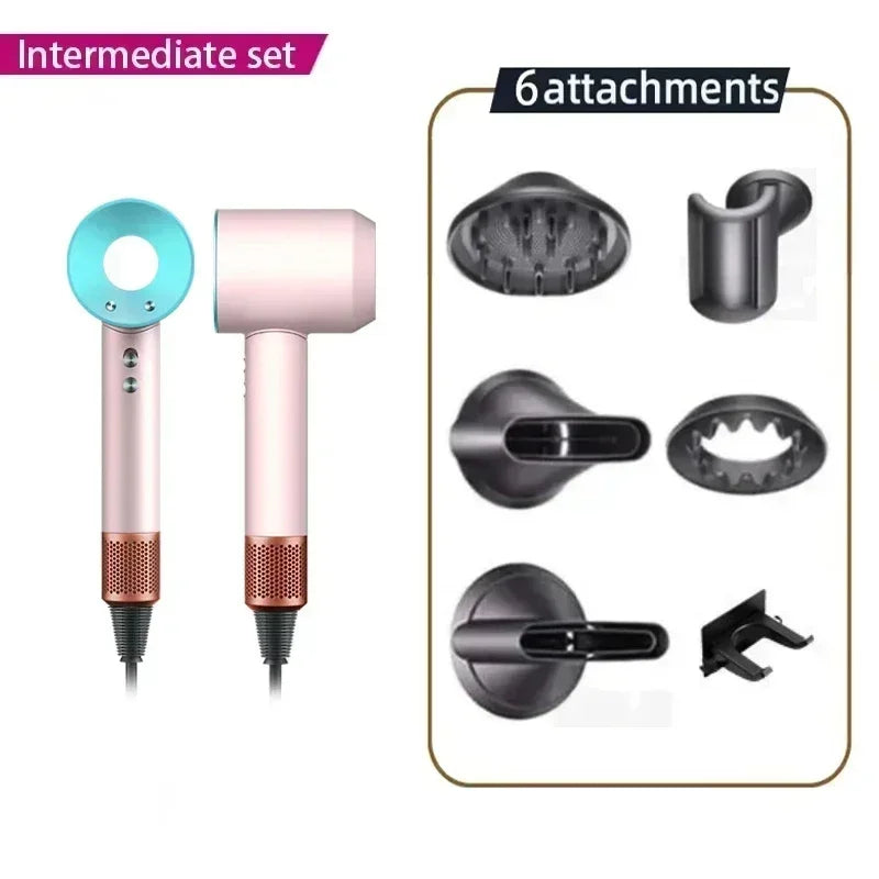 Sèche-cheveux Super Hair Dryer 220V sans balais, soin capillaire personnel, coiffage, outil à ions négatifs, programme de séchage, sèche-cheveux électrique à ions négatifs