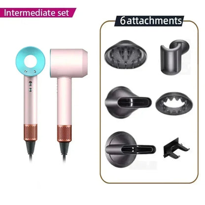 Sèche-cheveux Super Hair Dryer 220V sans balais, soin capillaire personnel, coiffage, outil à ions négatifs, programme de séchage, sèche-cheveux électrique à ions négatifs