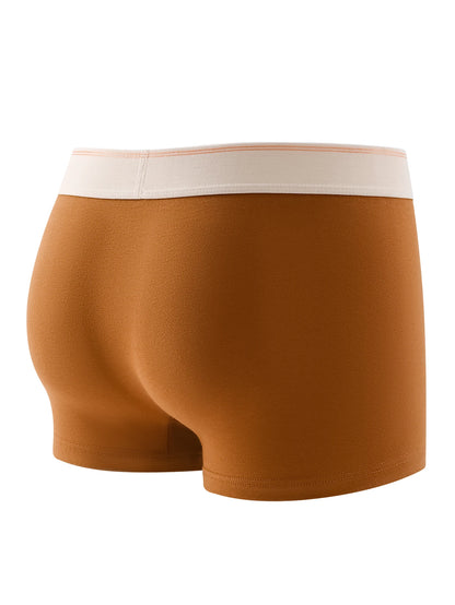 3Pcs High-Quality Cotton Men's Boxer Briefs Soft Healthy Casual Fashionable Sport Boxers Trendy Men's Shorts Underwear