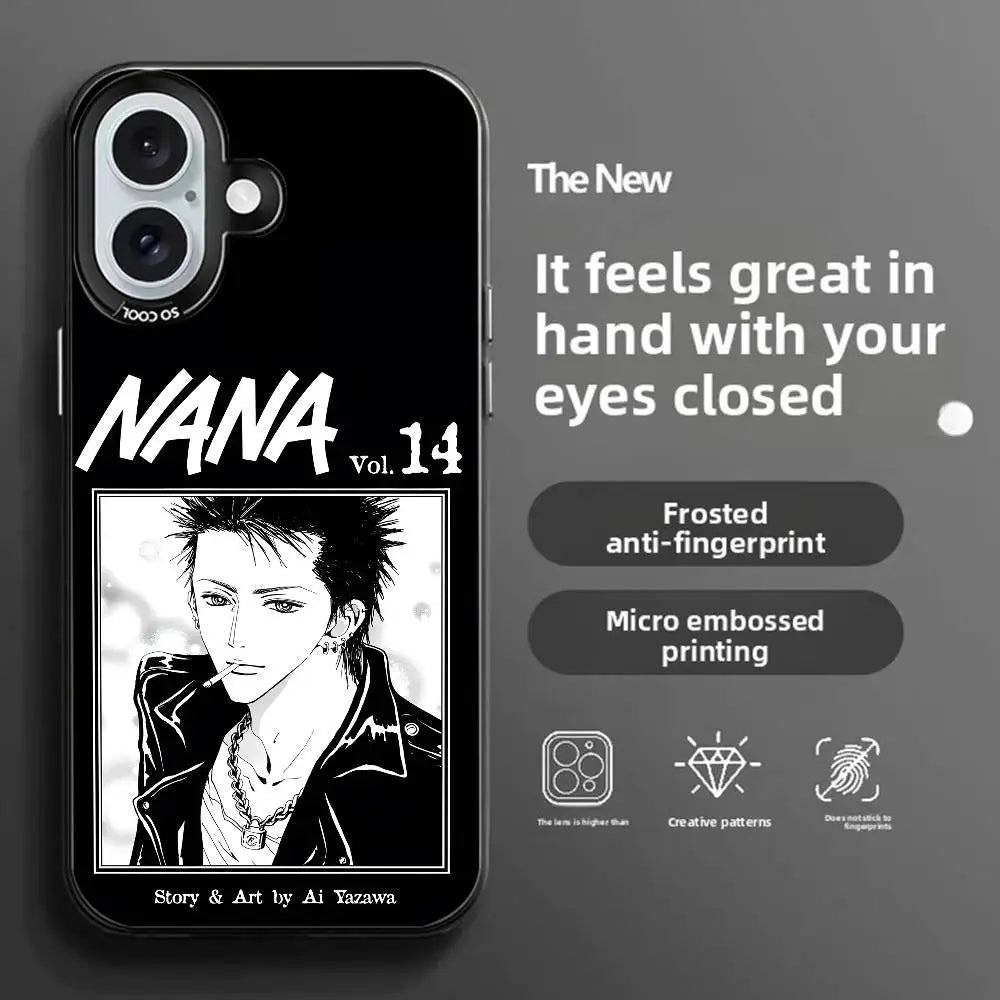 Anime Nana Osaki Phone Case Color-changing Transparent IPhone 11-16 Anti-fall TPU Case, Slim Fit.