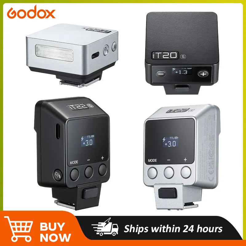 Godox iT20 iT22 C/N/S/F  HSS TTL 2.4G Wireless Touchscreen Pocket Flash for Canon Sony Nikon Olympus Fujifilm