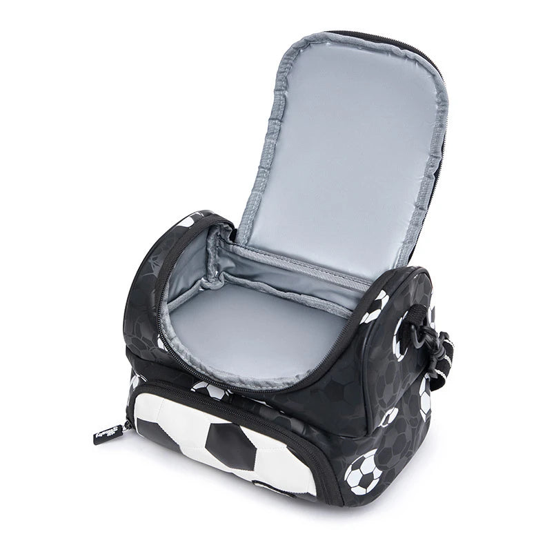 New 3D Cute Orthopedic School Bag For Boys Cartoon Football Backpack Kids Children High Capacity Waterproof  1-3 Grade Schoolbag