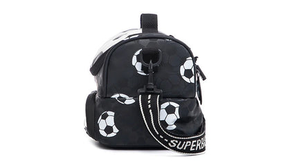 New 3D Cute Orthopedic School Bag For Boys Cartoon Football Backpack Kids Children High Capacity Waterproof  1-3 Grade Schoolbag