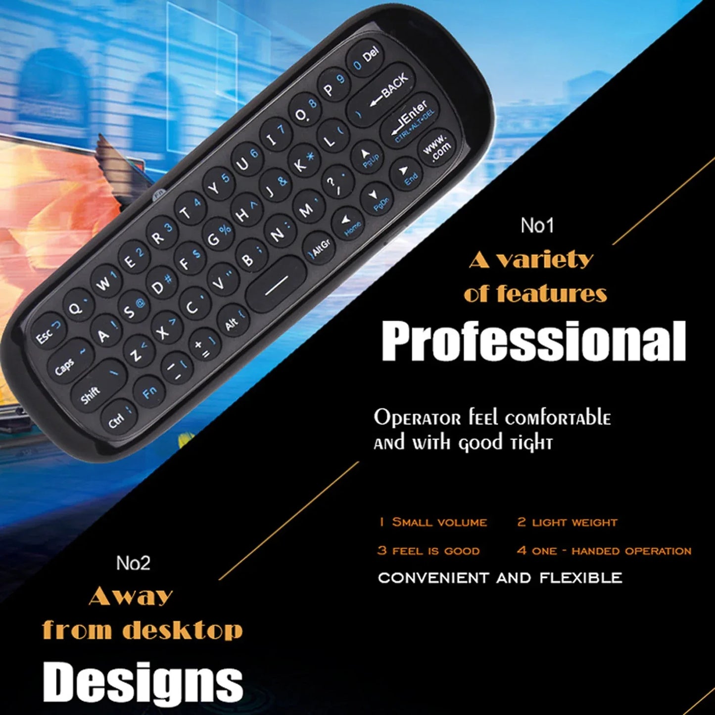 W1 Air Mouse Wireless Keyboard Remote Control 2.4G IR Learning 6-Axis gyroscope Motion Sense for Smart TV Android TV Box PC