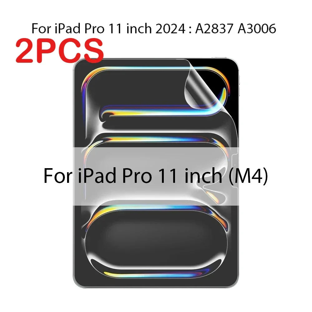 2PCS Matte Like Paper Film Screen Protector for IPad A16 11th Pro 13 12.9 11 2025 M5 M4 Air 4 5 3 10th 9th 8th 7 Mini 6 7 Screen