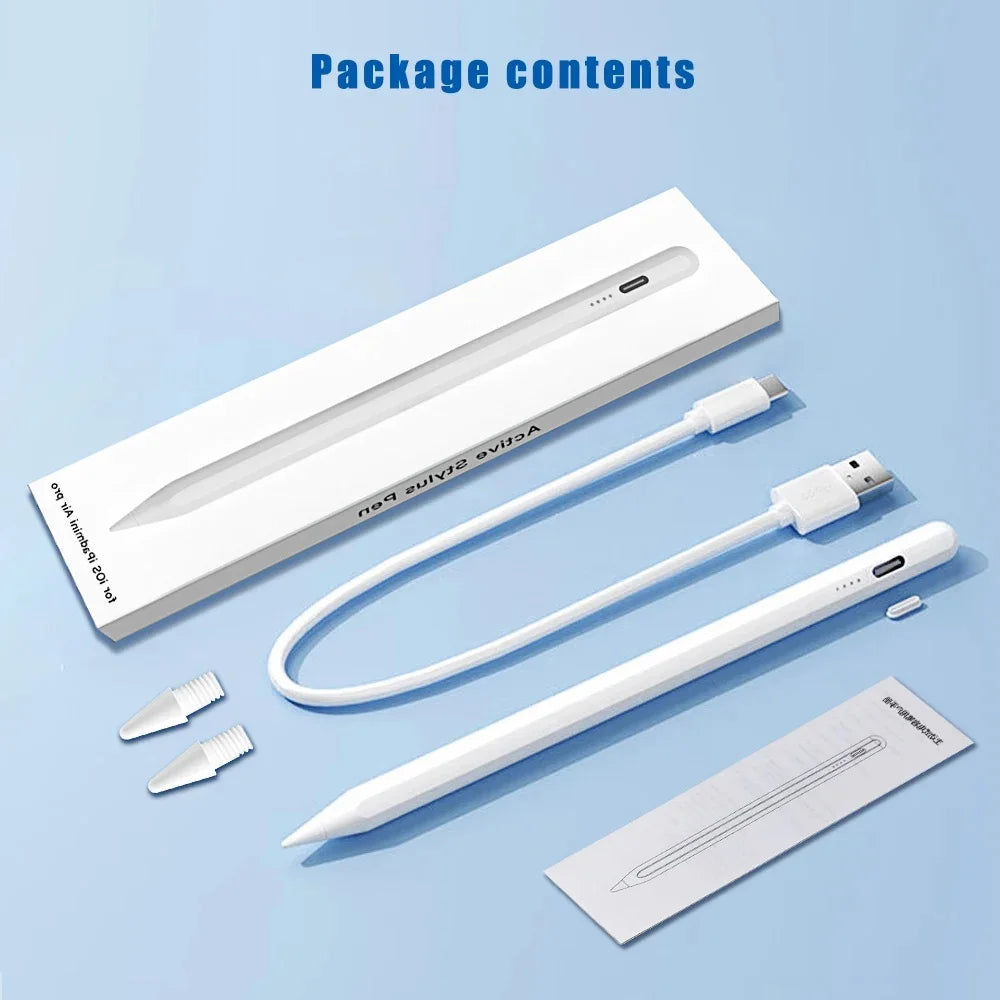 Stylus Pen for Apple IPad for IPad Pencil Accessories 2025 A16 10th 11th Gen Pro Air Mini Palm Rejection Power Display Stylus