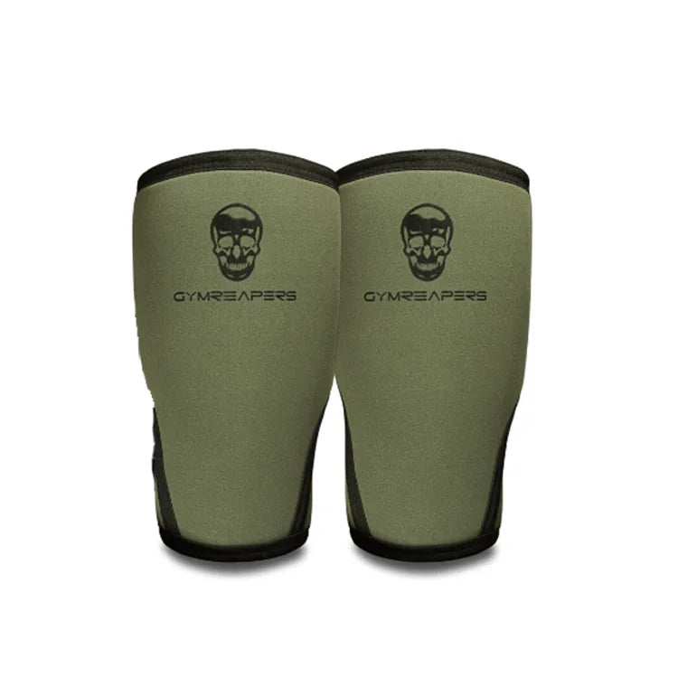7mm Knee Pads Fitness Squatting Sports Protective Elasticity Hard Pulling Powerlifting Training Bodybuilding Knee Protector