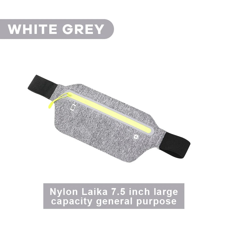 Sports waist pack Multi-functional outdoor running mobile phone men's and women's fitness waterproof invisible pocket ultra-thin