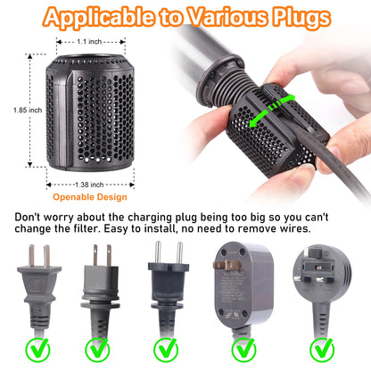 Magnetic Filter Cover for Dyson Hair Dryer HD01 HD03 HD08 HD15 Replacement Outer Dust Cover Suction Opening Buckle Accessories