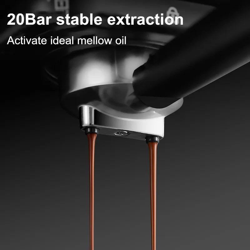 20Bar Pressure, Dual Brew (Hot/Cold), Smart Touchscreen, Milk Frother, Fast Heating, Energy Saving - Perfect for Home Baristas