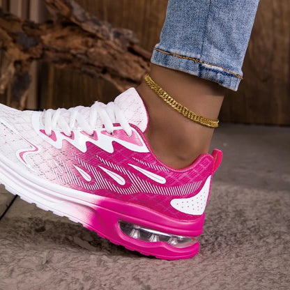 YRZL Women Sneakers Shoes Breathable Lightweight Running Shoes Non Slip Wear Resistant Comfortable Women's  Walking Shoes