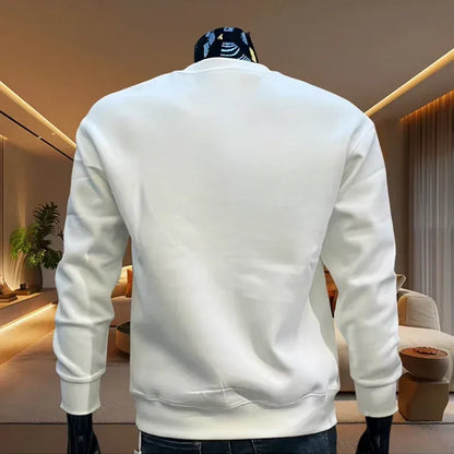 Spring Autumn New Men's Hoodies Casual Sweatshirts Men Hoodies O-Neck Pullover Streetwear Solid Tops Fashion Men Hoodies