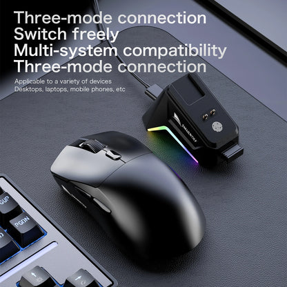 SMAILWOLF M3 PRO Wireless Bluetooth three-mode mouse E-sports gaming laptop desktop PAW3311 wired home Lightweight FPS