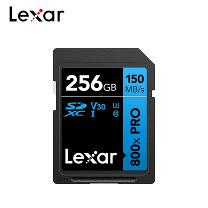 Lexar SD Card 800x Pro Read 150MB/s SDXC Flash Card 64GB 128GB 256GB V30 UHS-I SDHC 32GB Memory Card Storage Card For Camera