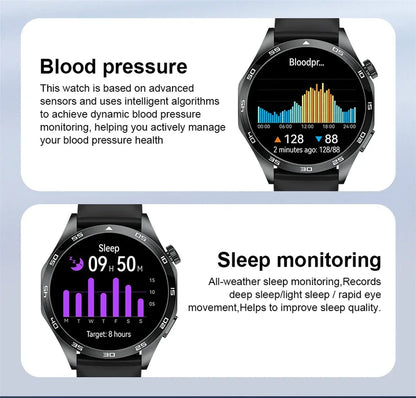 2025 New Blood Pressure Smart Watch Men ECG Monitoring Heart Rate Monitor Women Smartwatch BT Call Fitness Tracker Sport Watches