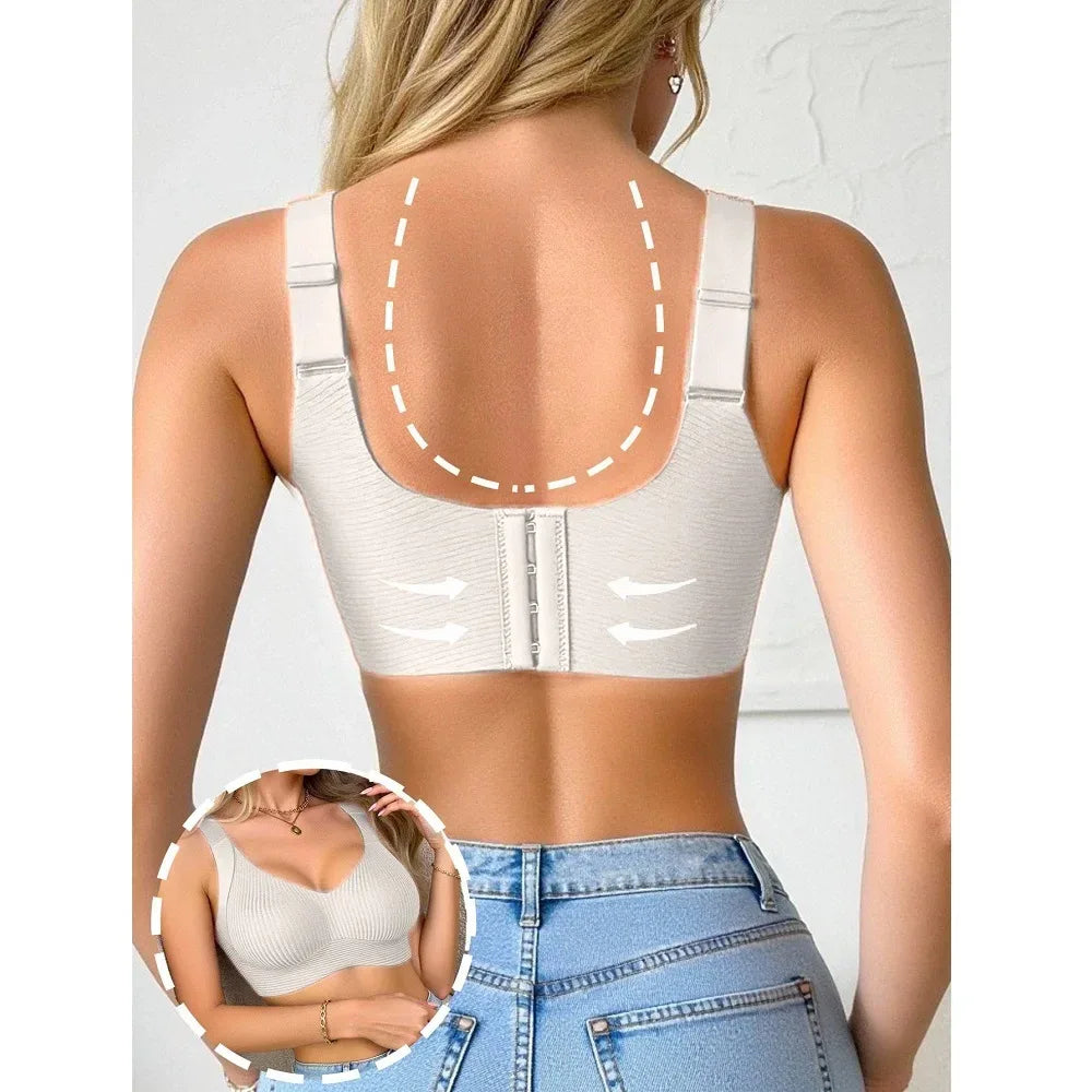 Bras for Women Full Cup Seamless Push up Female Underwear Adjustable Stretch Shoulder Straps Skin Friendly Bralette
