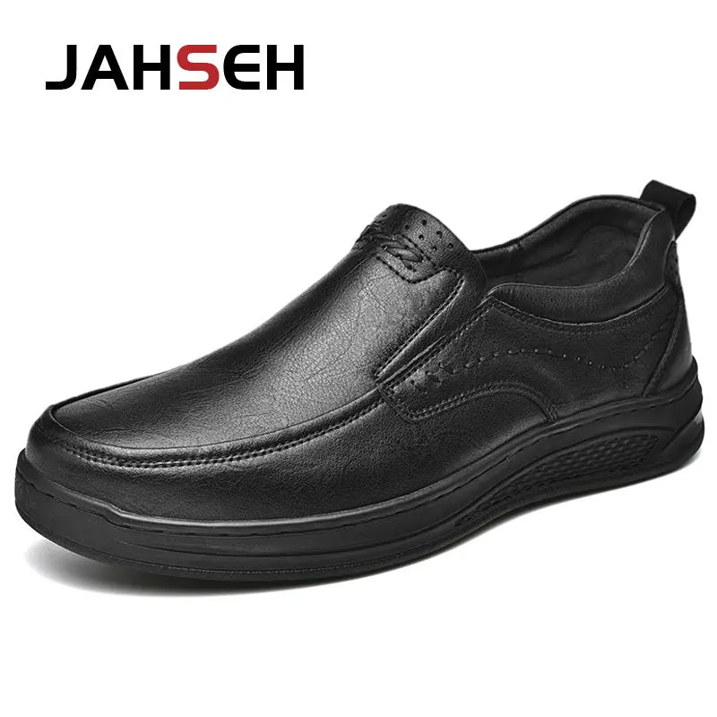 Genuine Leather Men's Shoes Comfortable Outdoor Casual Shoes High Quality Cow Leather Handmade Business Men Flats Shoe For Men