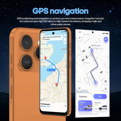 FUFFI M17 Pro Smartphone Android 6G RAM 128GB ROM 6.56 Inch Cellphone 720x1612HD 24+48MP 5800mAh Battery 4G Network Mobile Phone