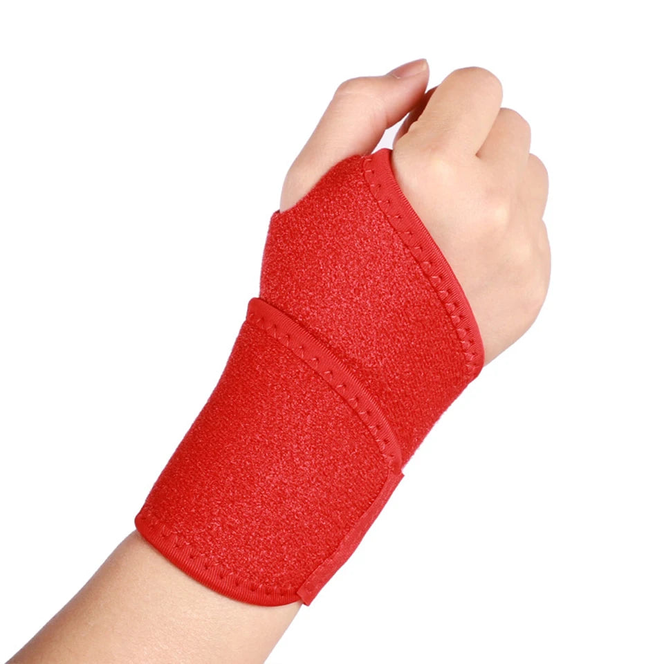 GOBYGO 1Pcs Wrist Support Sport Fitness Wristband Training Safety Hand Bands Sprain Gym Wrist Thumb Support Straps Wraps Bandage