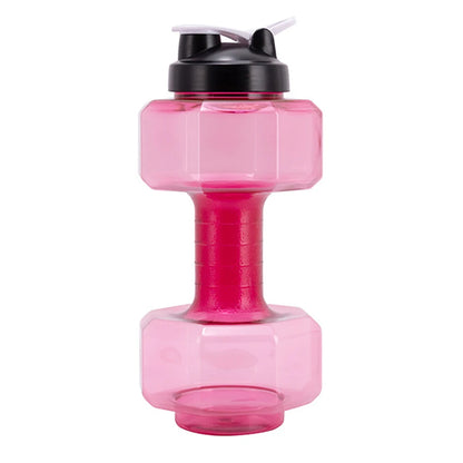 2.6L Sports Dumbbell Shaped Kettle Sport Water Bottle Outdoor Indoor Fitness Cycling Water Bottle Camping Cold Water Bottle