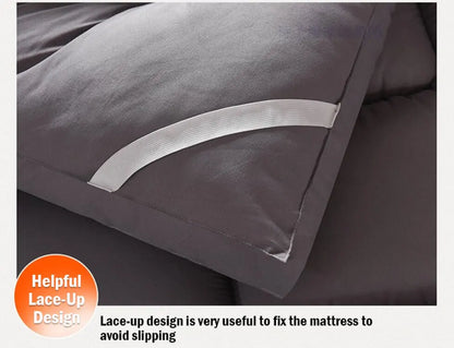 Down soft mattress five-star hotel three-dimensional thickened 10cm mattress student dormitory 0.9m/1.2m soft cushion quilt