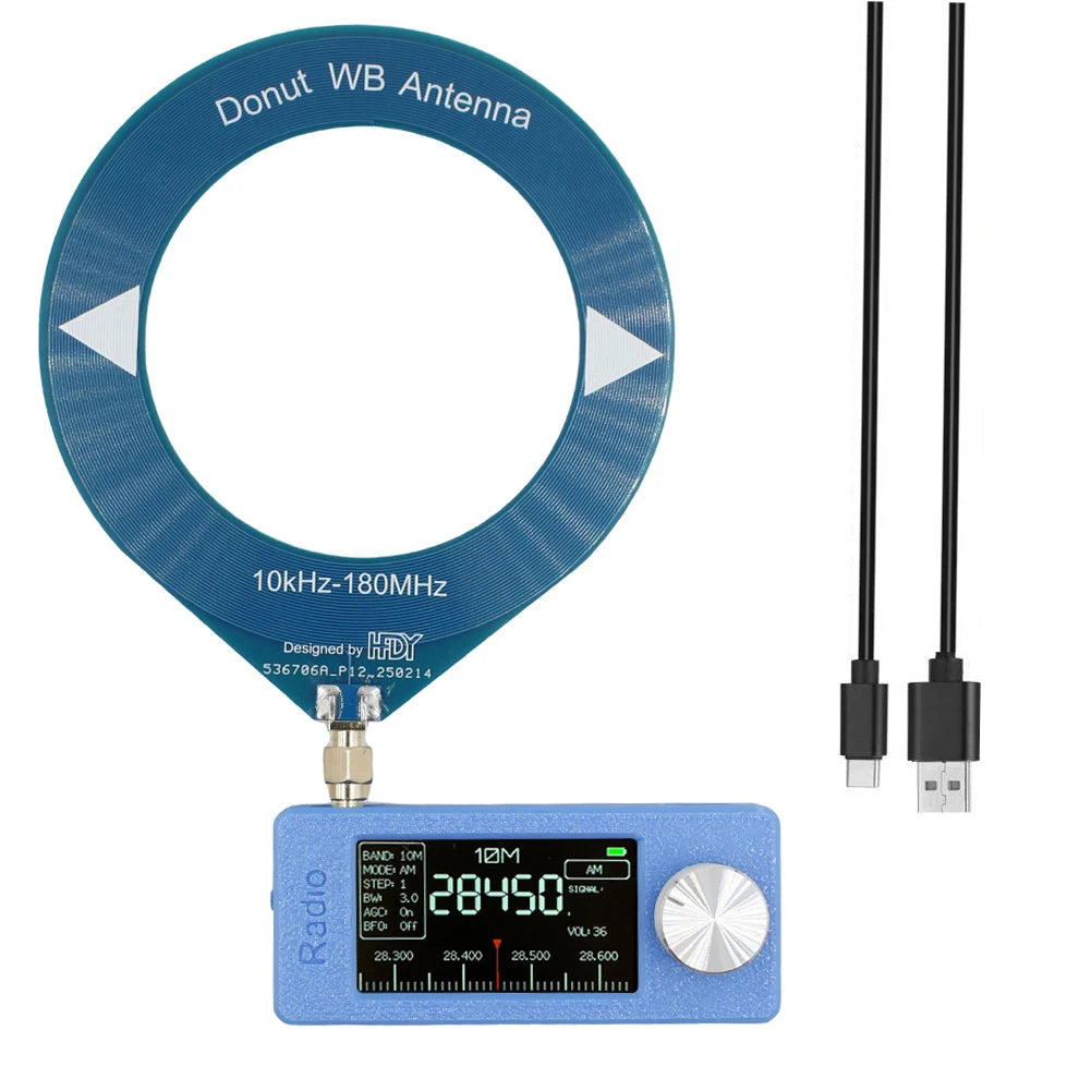 SI4732 0.5-108mhz Portable Radio 1.9inch IPS Screen Pocket Mini Radio LSB USB AM FM FM/AM Radio HF SW MW VHF Radio