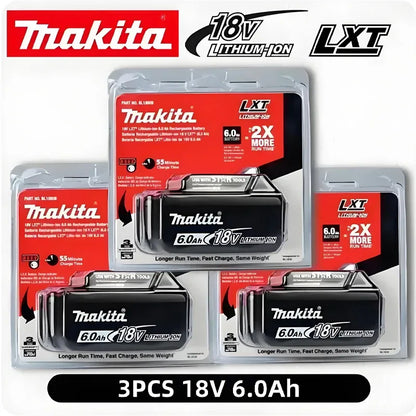 Makita 18V battery for Makita 18V power tools The 18V Makita BL1860B rechargeable battery can replace BL1850B LXT400