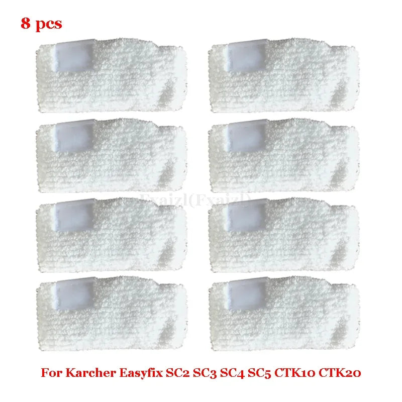 New Microfiber Mop Cloth For Karcher Easyfix SC2 SC3 SC4 SC5 CTK10 CTK20 Handheld Magic Steam Brush Vacuum Cleaner Spare Parts