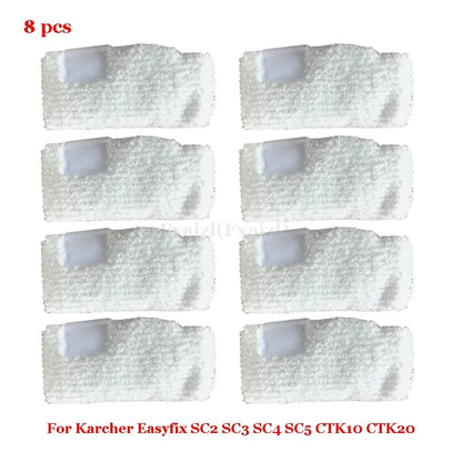 New Microfiber Mop Cloth For Karcher Easyfix SC2 SC3 SC4 SC5 CTK10 CTK20 Handheld Magic Steam Brush Vacuum Cleaner Spare Parts