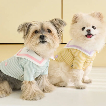 Pet Checkered Vest Cute Bear Two-leg T-shirt Thin and Breathable Shirt Cooling Vest for Dog Puppy Clothes