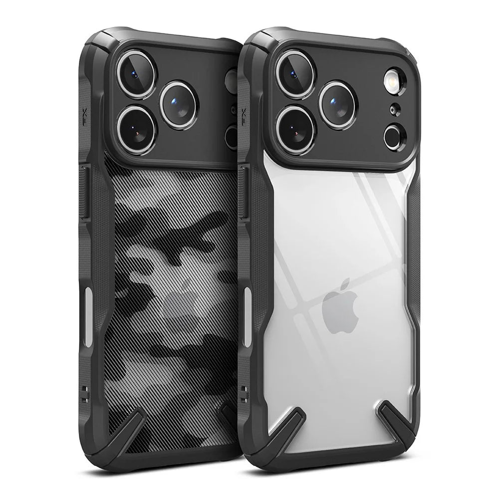 Ringke Fusion-X Compatible with iPhone 17 Pro Case Hard Back Shockproof Soft TPU Frame protector for iphone Cover