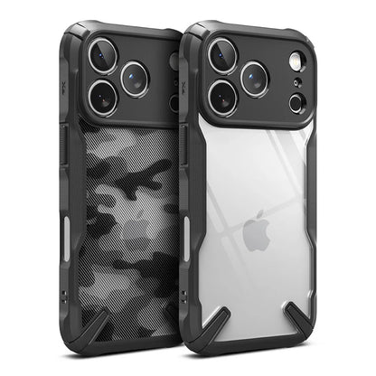 Ringke Fusion-X Compatible with iPhone 17 Pro Case Hard Back Shockproof Soft TPU Frame protector for iphone Cover
