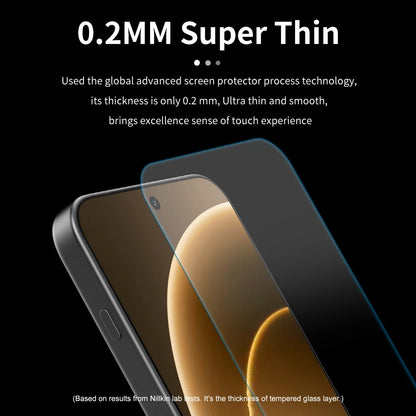 NILLKIN For OnePlus 15 15R H + Pro Series Screen Tempered Glass 9H Anti Explosion Screen Protector Film