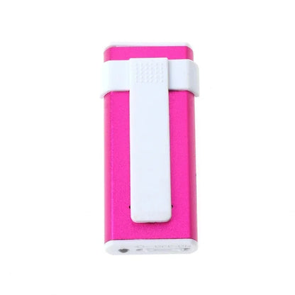 Mini Clip Floral Pattern Music MP3 Player 32GB Card With Micro SD TF Card Clip Design Digital Music Mini USB Cable + Earphone